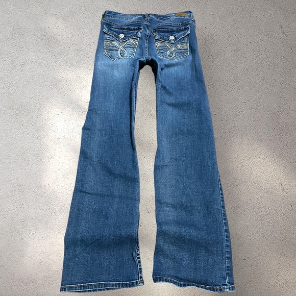 Angels Mid Rise Bootcut Jeans - Picture 1 of 6